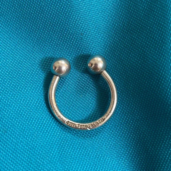 Silver Horseshoe Tiffany keychain - Picture 4 of 4